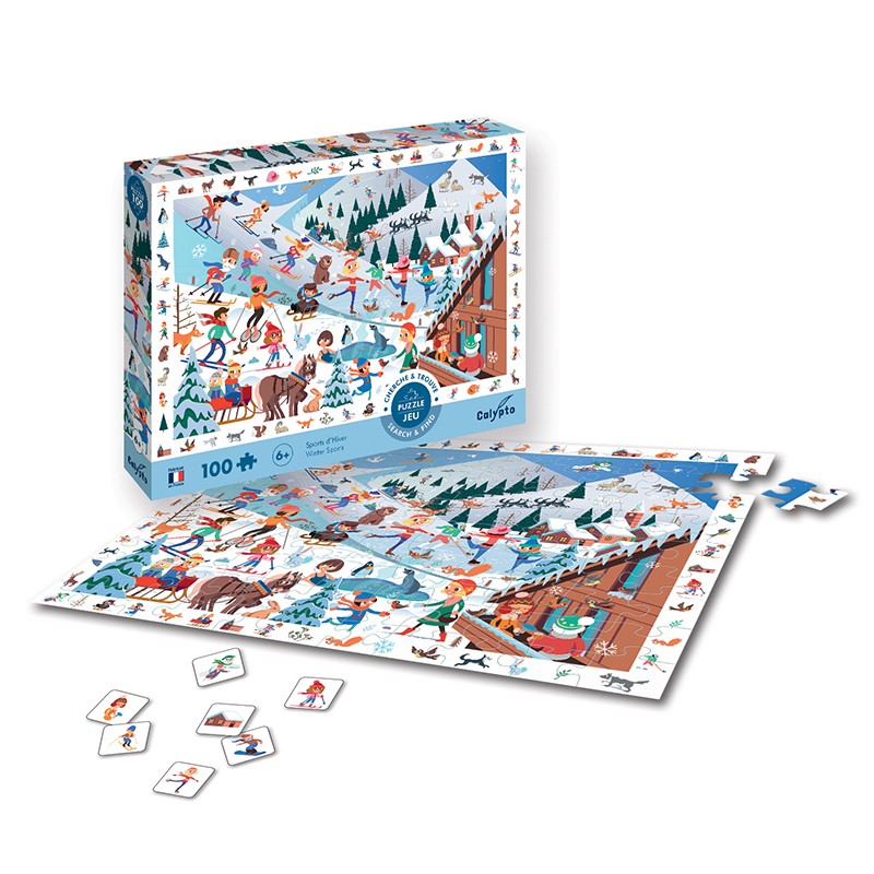 Sentosphere Calypto Puzzle 100pc Sports d'Hiver (Winter Sports)