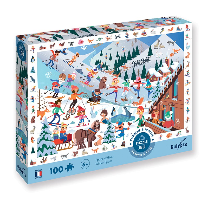 Sentosphere Calypto Puzzle 100pc Sports d'Hiver (Winter Sports)