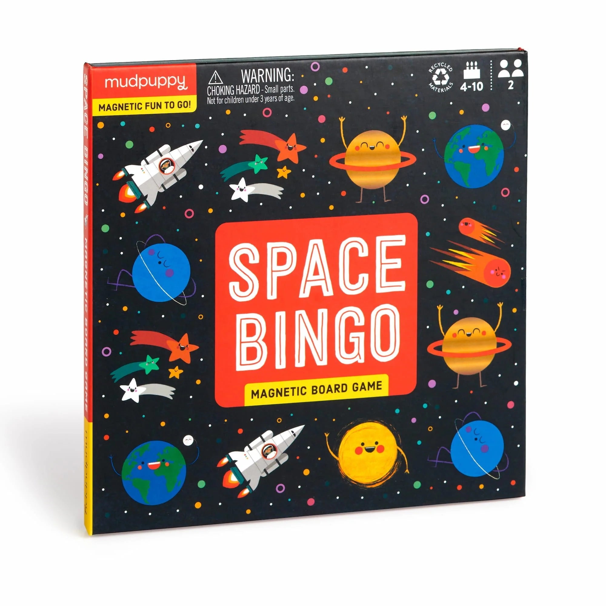 Mudpuppy Space Bingo Magnetic Board Game