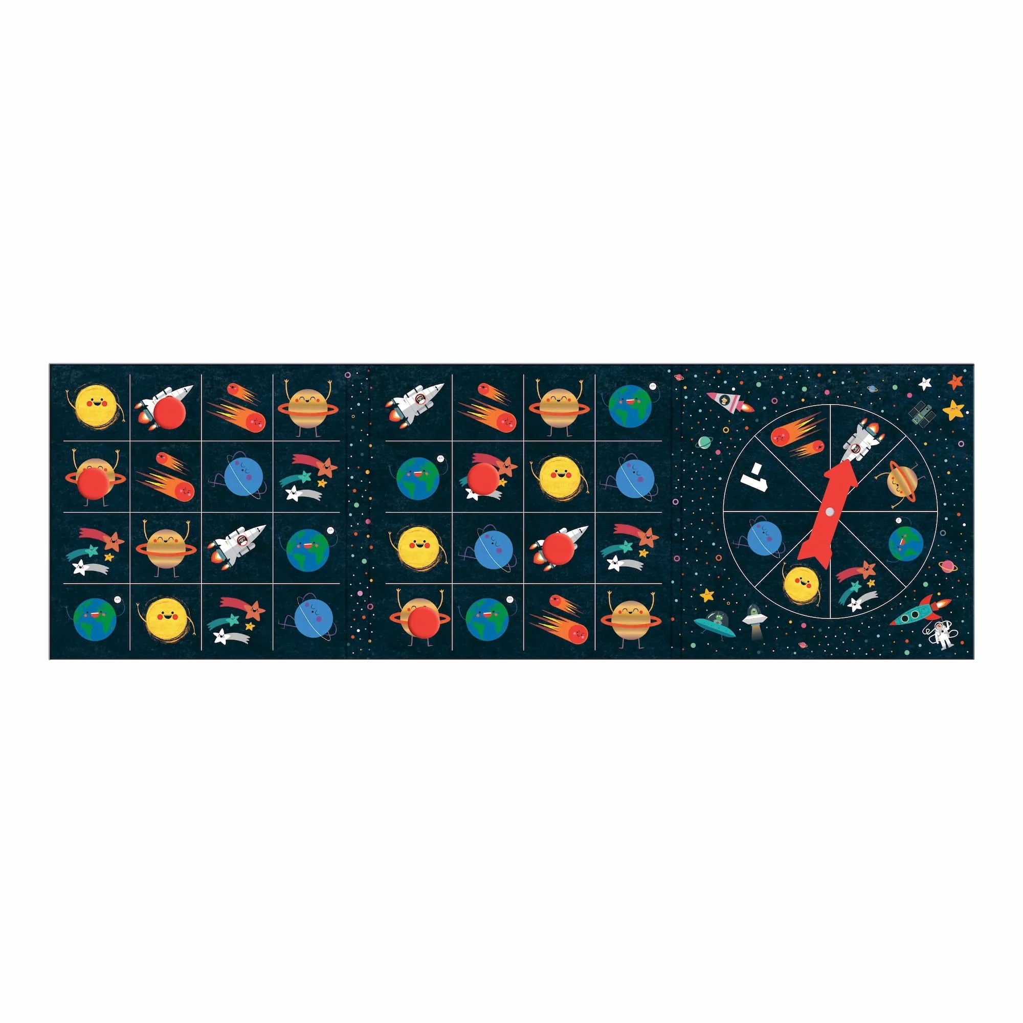 Mudpuppy Space Bingo Magnetic Board Game