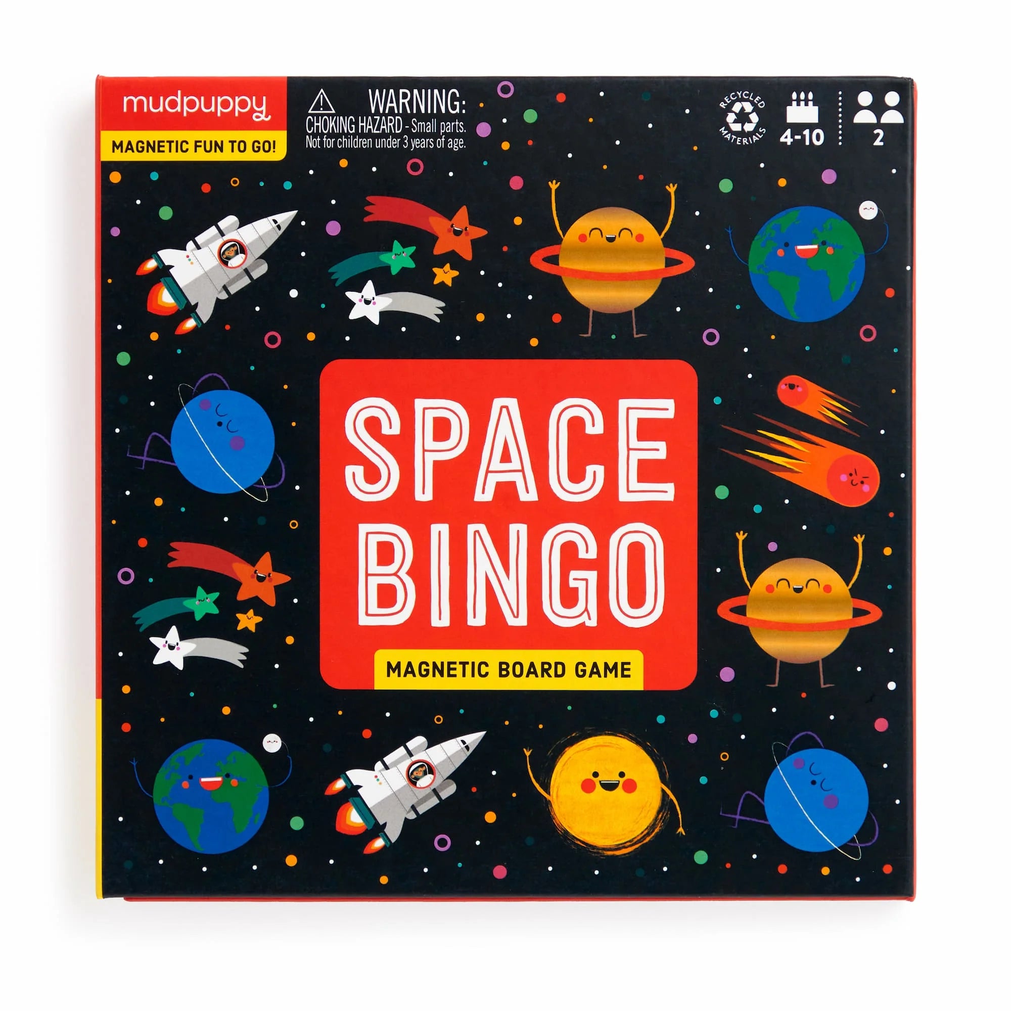 Mudpuppy Space Bingo Magnetic Board Game