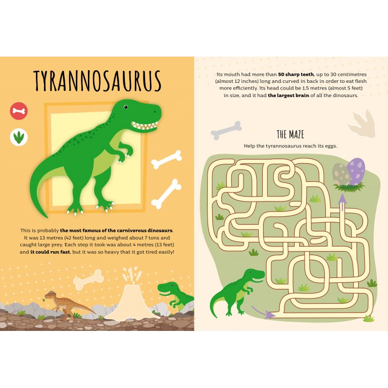 Stickers & Activities: Dinosaurs