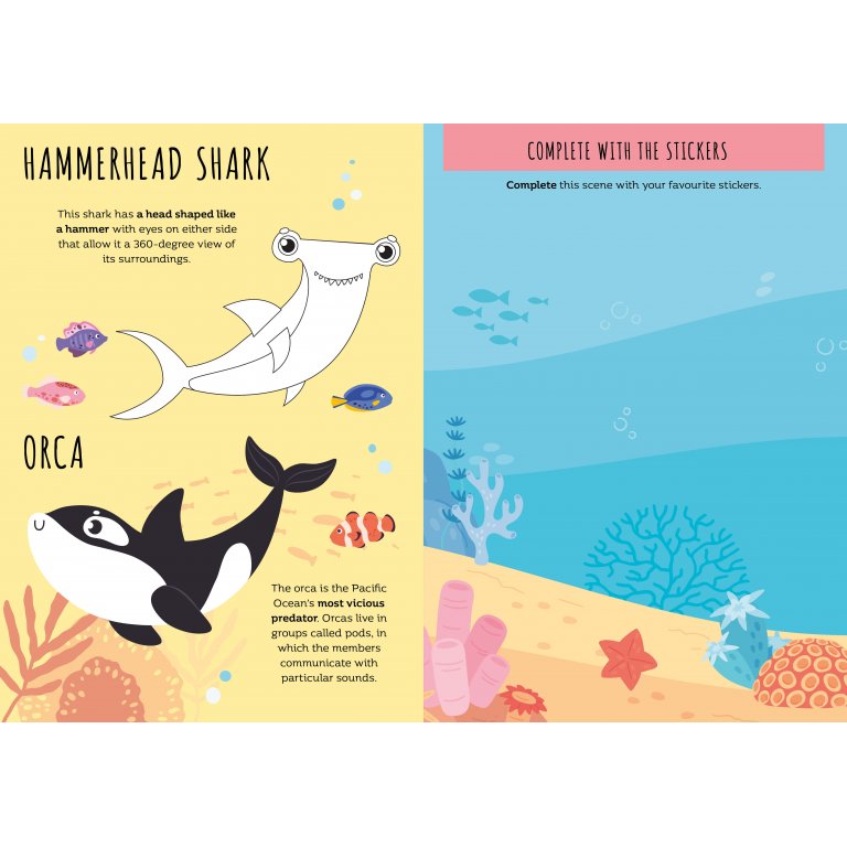 Stickers & Activities: The Sea