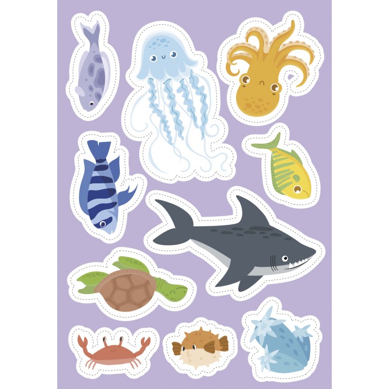 Stickers & Activities: The Sea