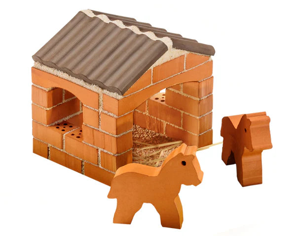 Teifoc Real Bricks Building Sets: Horse Stable