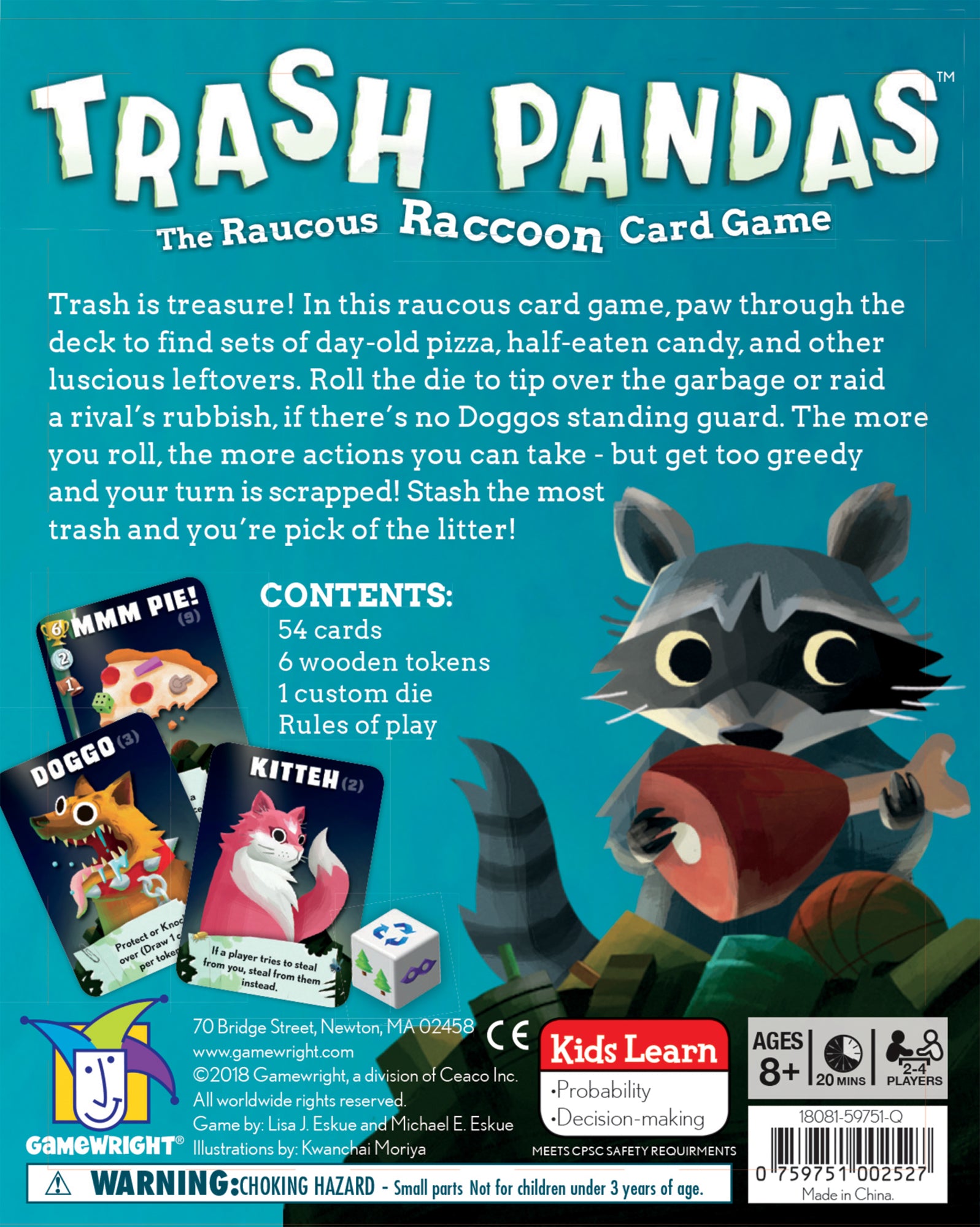 Gamewright Trash Pandas