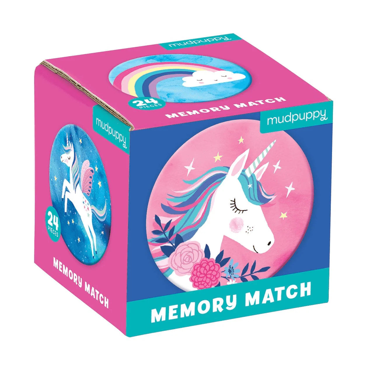 Mudpuppy Mini Memory Match: Unicorn Magic