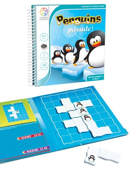 SmartGames Magnetic Travel Games: Penguins Parade