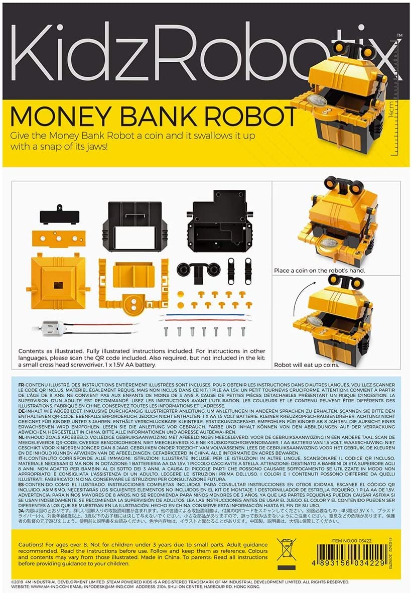 4M KidzRobotix Money Bank Robot