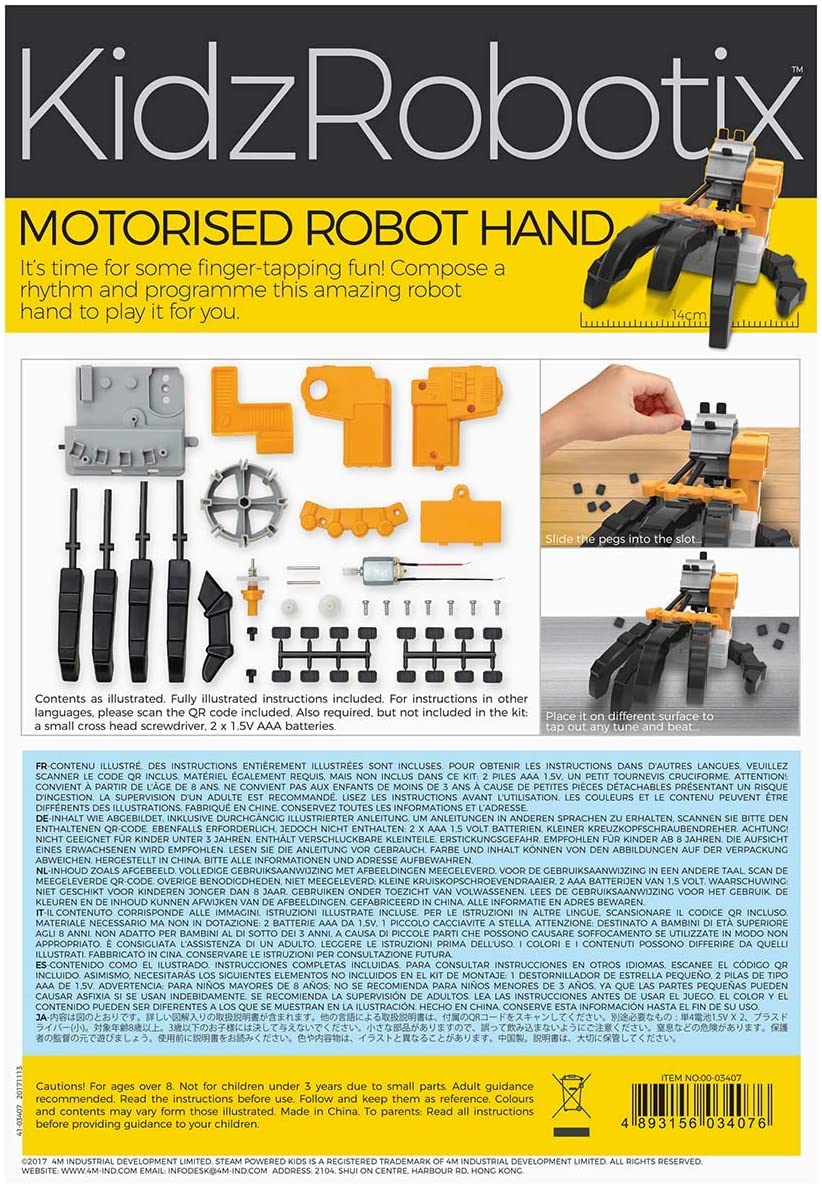 4M KidzRobotix Motorised Robot Hand