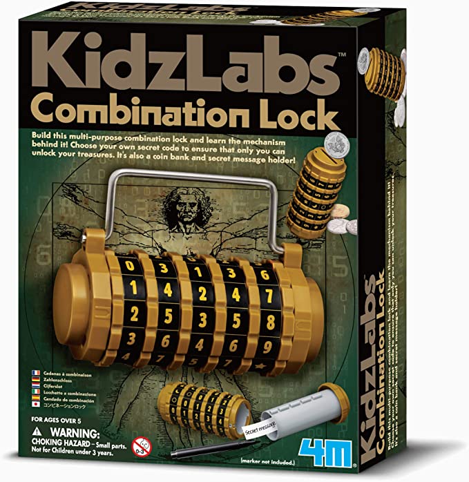 4M KidzLabs Combination Lock