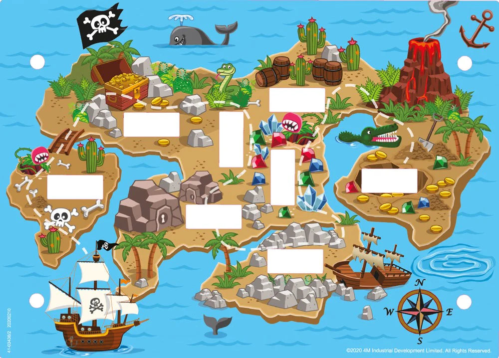 4M KidzLabs Gamemaker Series ElectroBuzz Pirate Treasure Hunt Game