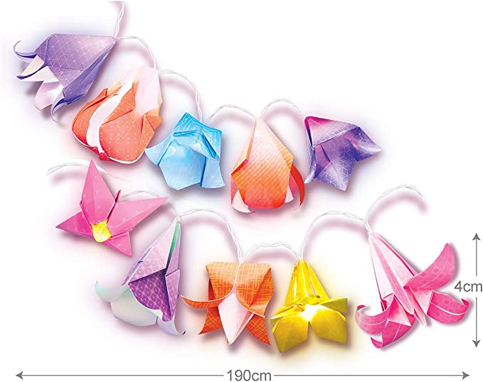 4M KidzMaker Make Your Own Origami Flower Light