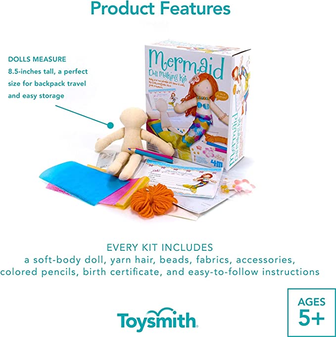 4M Mermaid Doll Making Kit