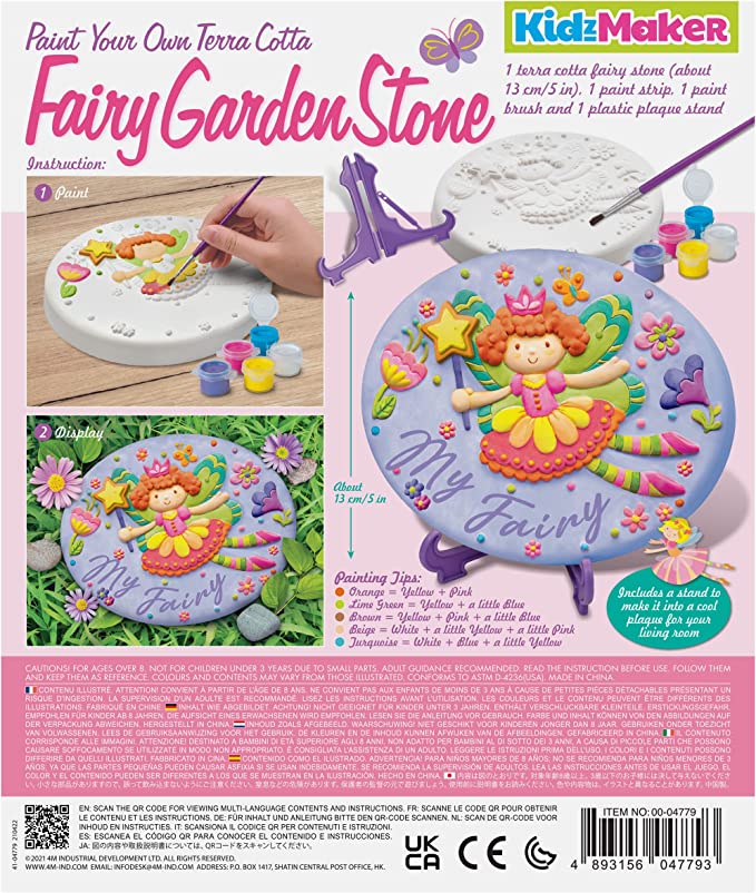 4M Terracotta Fairy Garden Stone