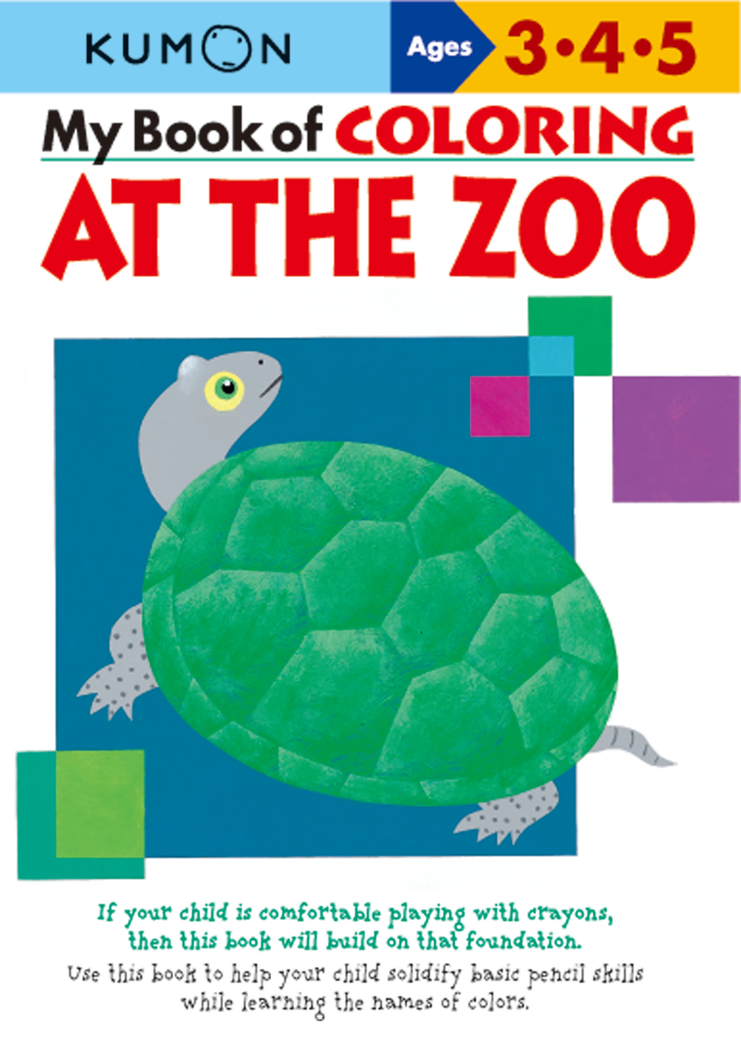 Kumon My Book Of Coloring At The Zoo