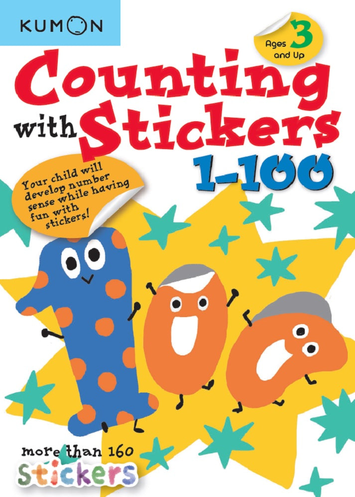 Kumon Counting With Stickers 1-100