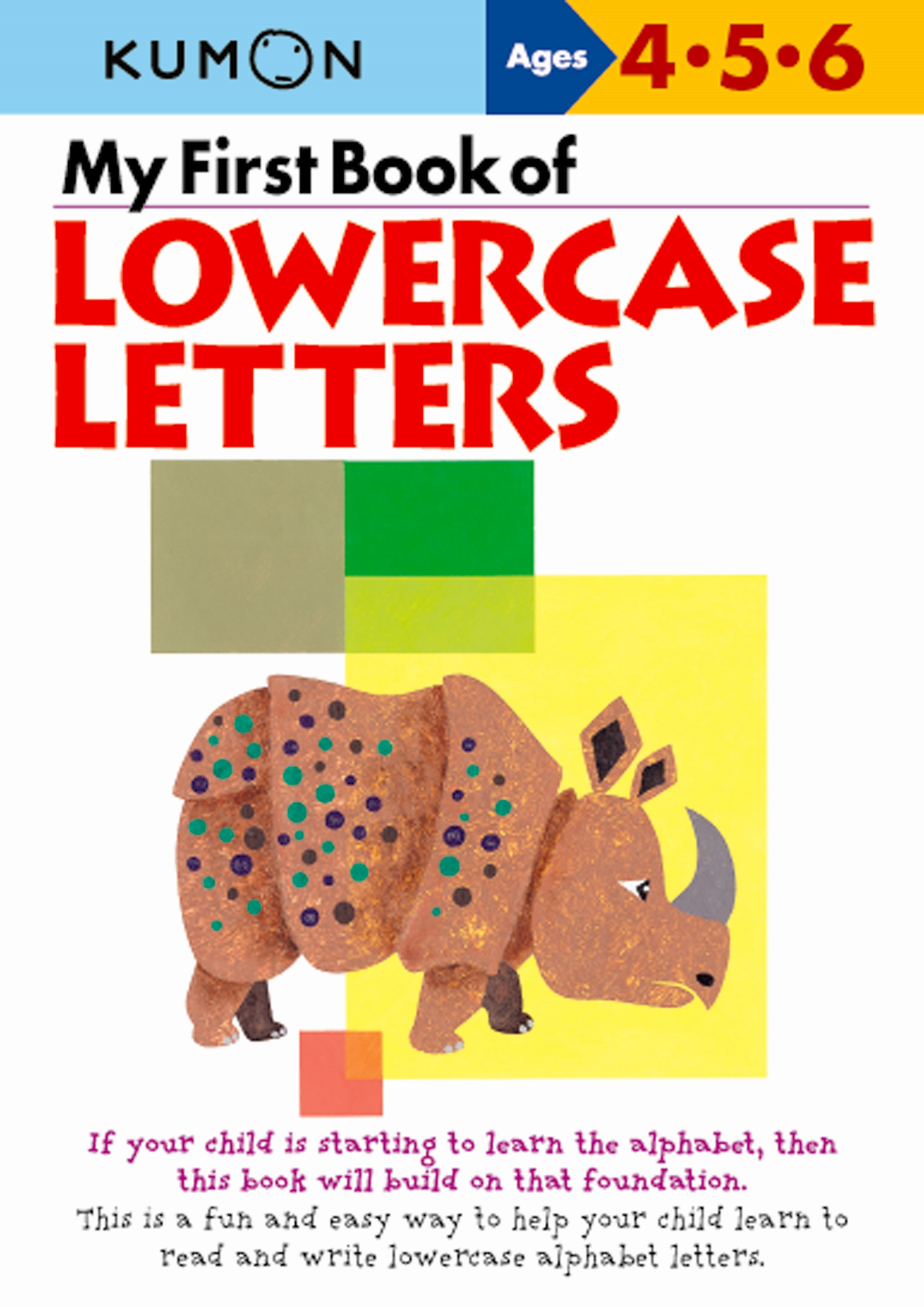 Kumon My First Book Of Lowercase Letters