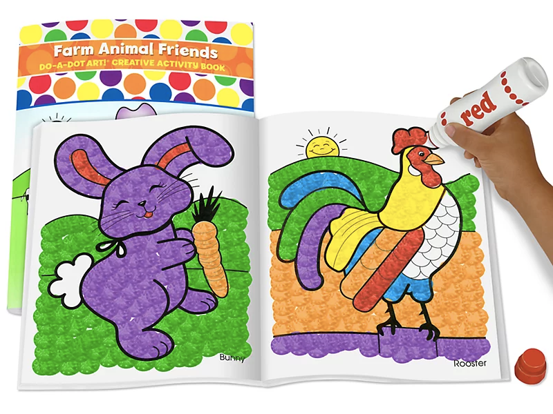 Do-A-Dot Art Creative Activity Book: Farm Animal Friends