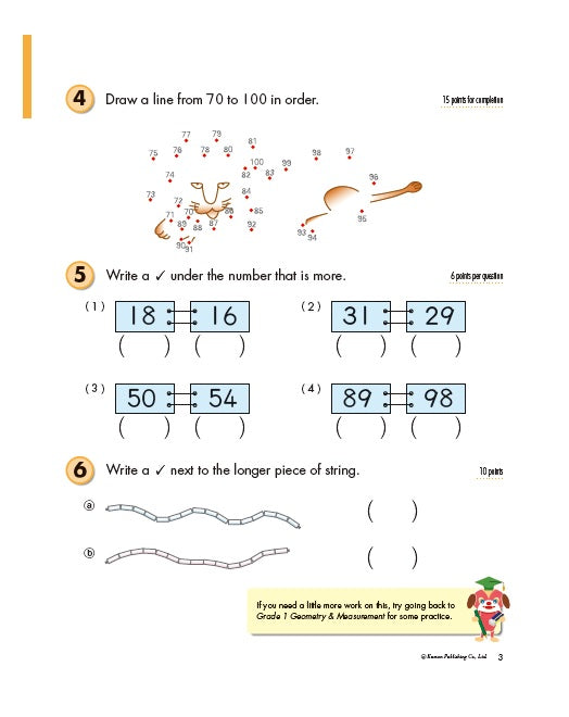 Kumon Grade 2: Geometry & Measurement