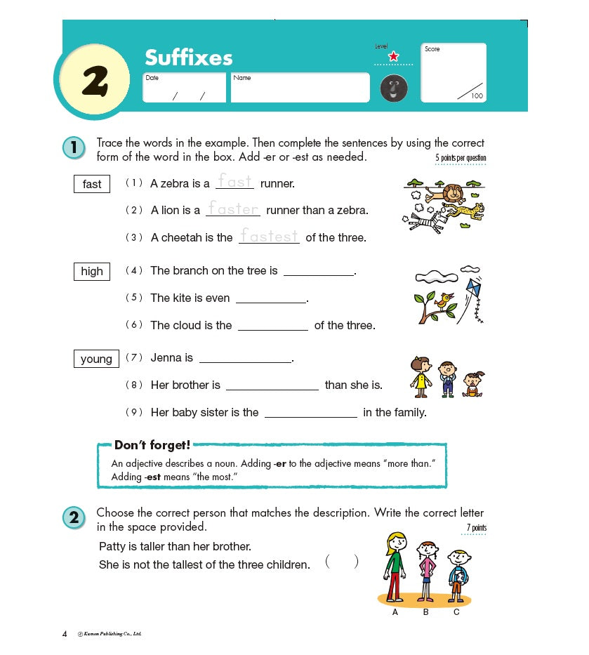 Kumon Grade 3: Reading Workbooks