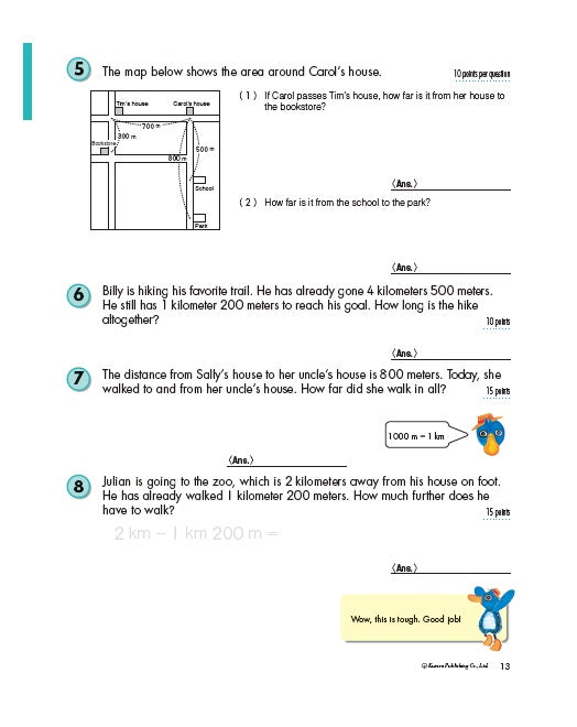 Kumon Grade 3: Word Problems