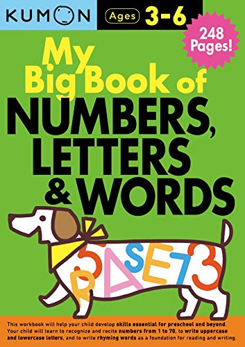 Kumon My Big Book Of Numbers, Letters & Words