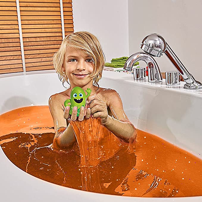 Zimpli Kids Ryans World Slime Baff: Glitter Orange