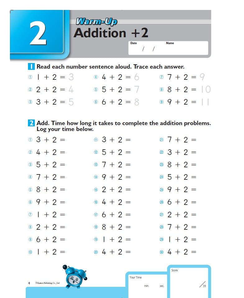 Kumon Speed & Accuracy: Addition