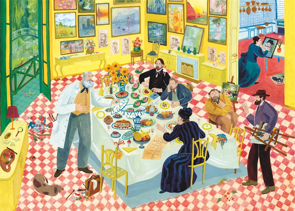 Dinner With Monet: A 1000-Piece Jigsaw Puzzle