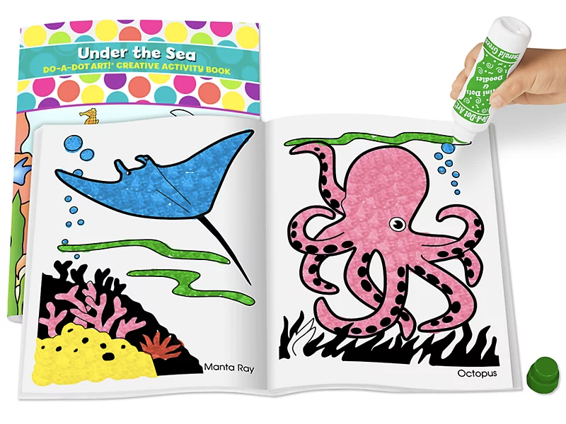 Do-A-Dot Art Creative Activity Book: Under The Sea