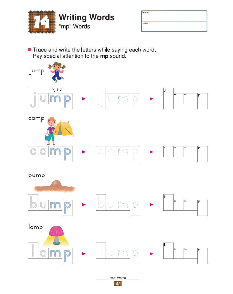 Kumon My Book Of Writing Words