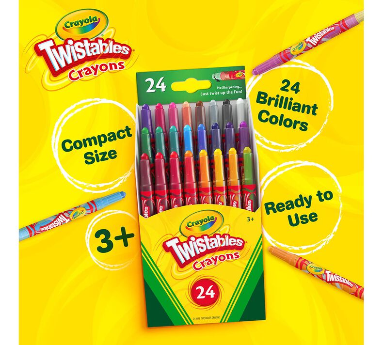 Crayola Mini Twistables Crayons 24ct