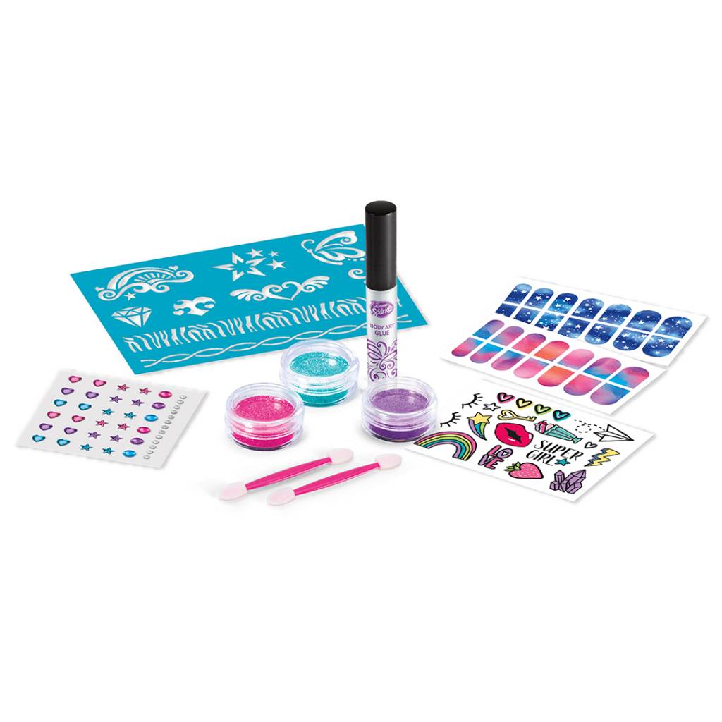 Cra-Z-Art Shimmer & Sparkle Sparkling Glitter Tattoos & Nails