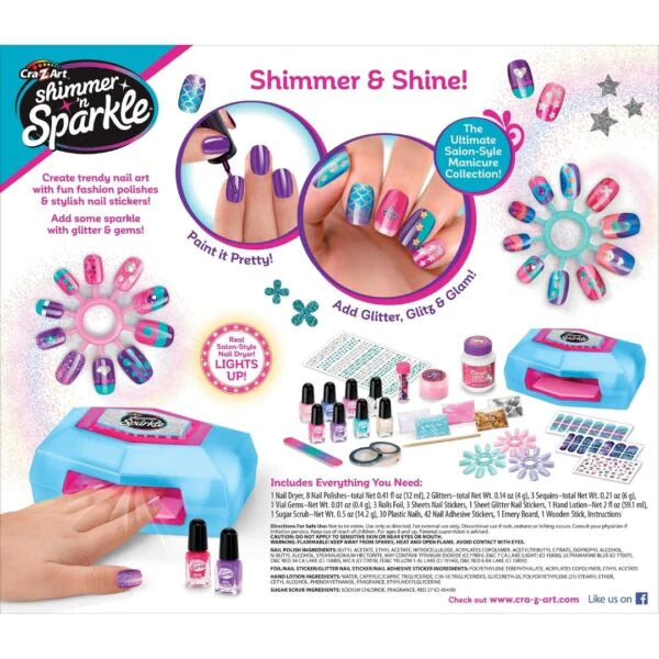 Cra-Z-Art Shimmer And Sparkle Ultimate Glitter Nail Designer