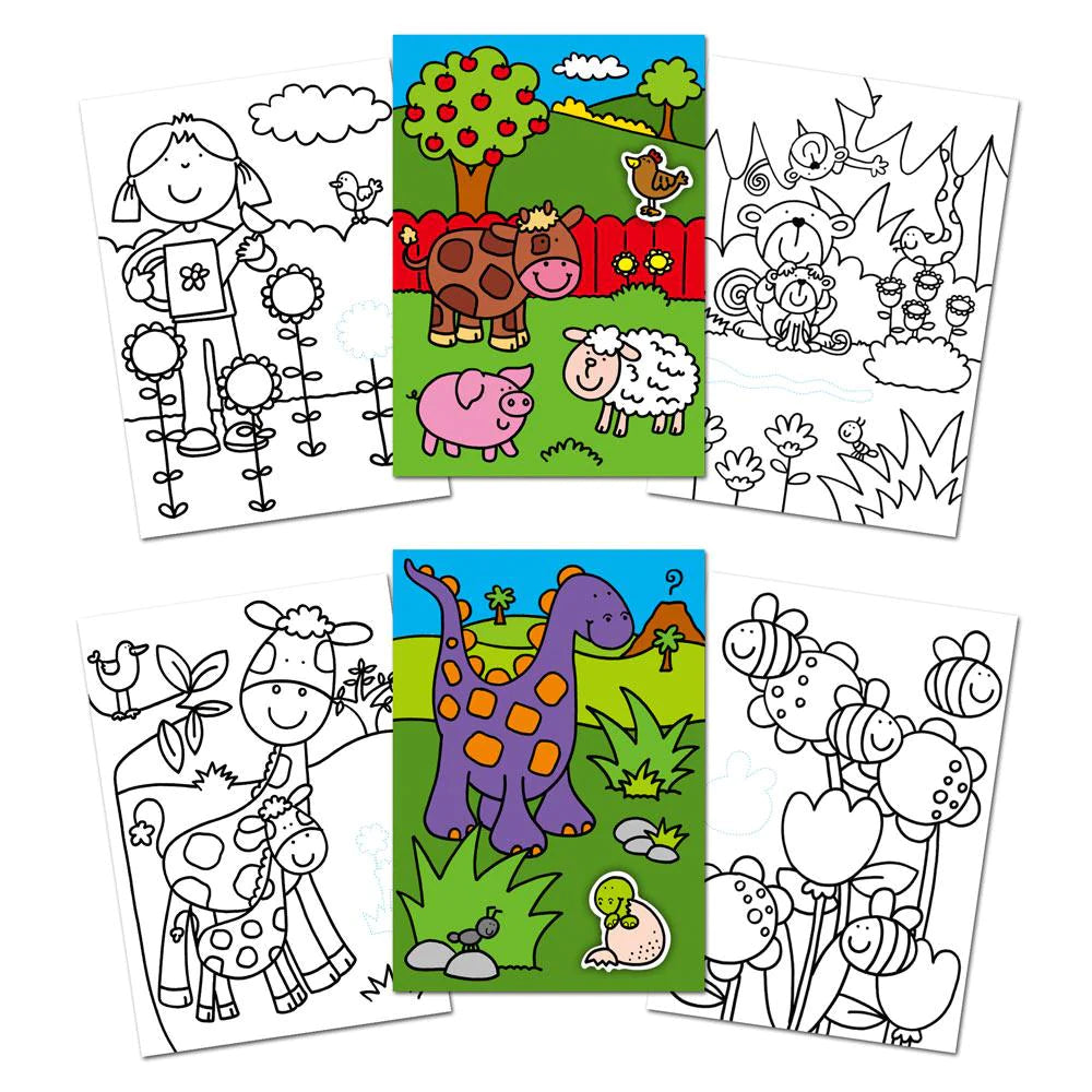 Galt First Sticker Colouring Book