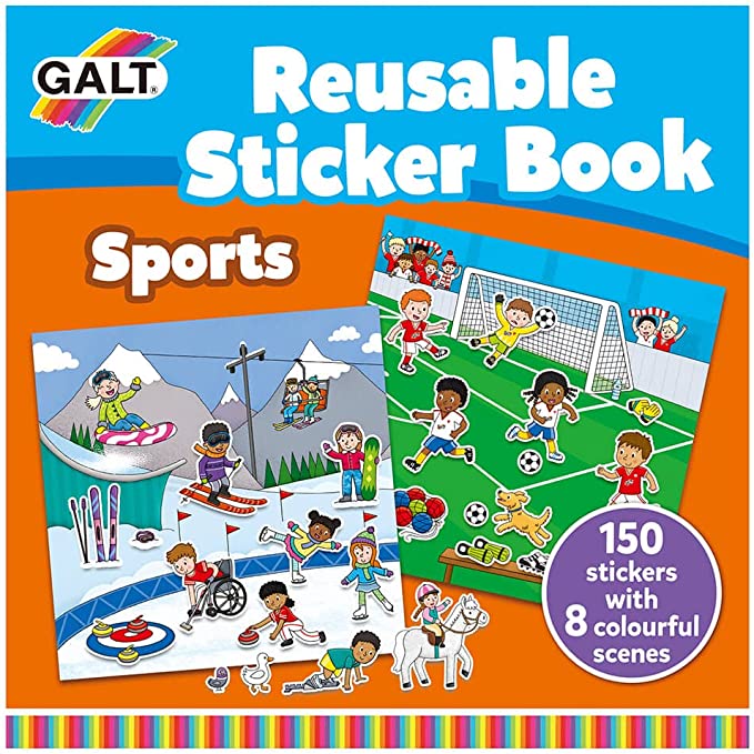 Galt Reusable Sticker Book: Sports