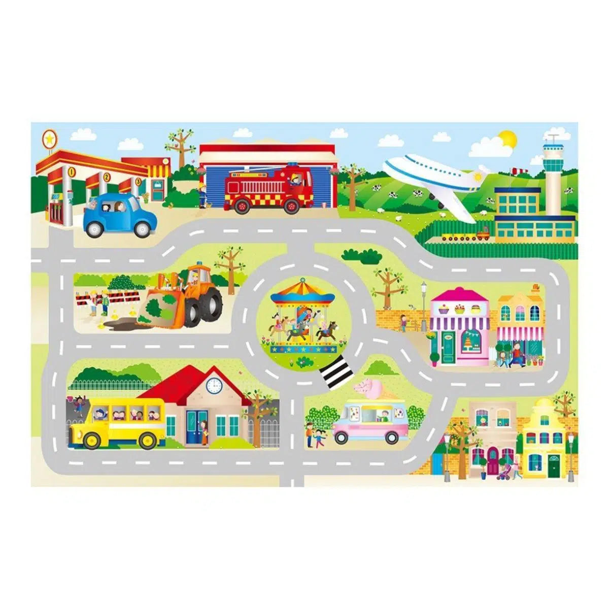 Galt Giant Floor Puzzles: Town