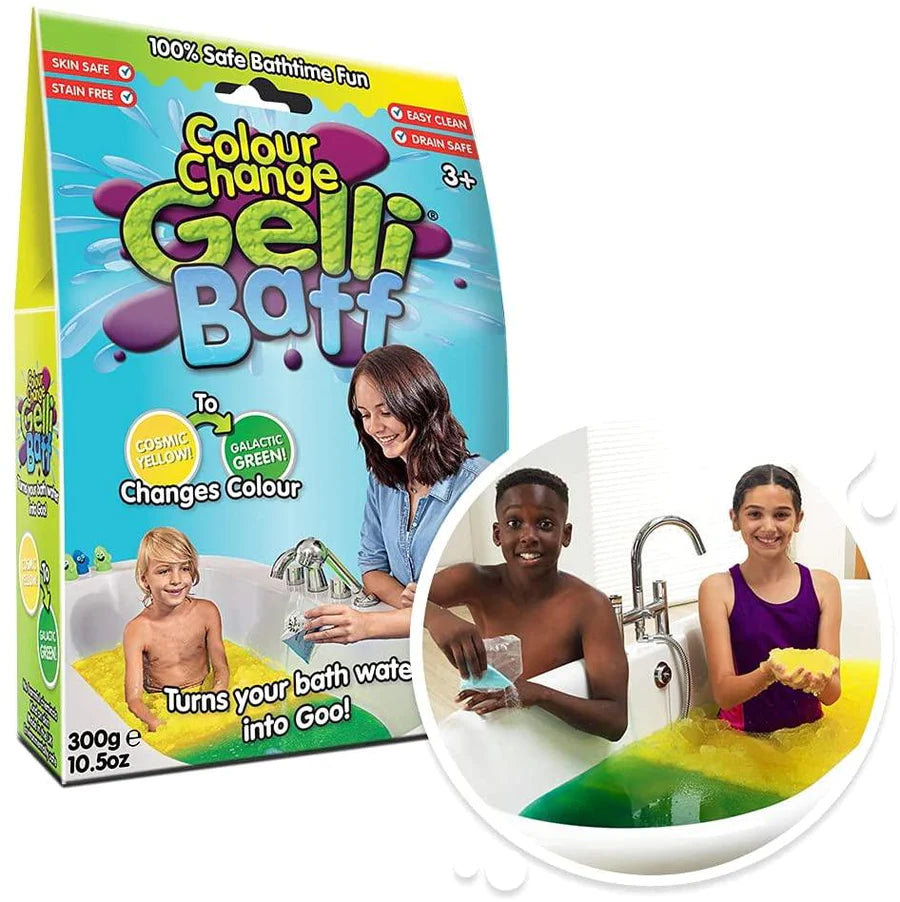 Zimpli Kids Gelli Baff Colour Change: Cosmic Yellow To Galatic Green