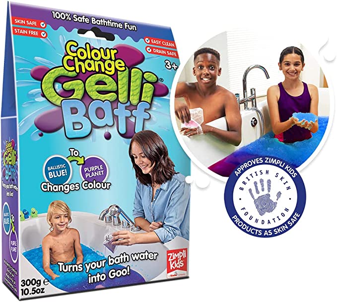 Zimpli Kids Gelli Baff Colour Change: Ballastic Blue To Planet Purple