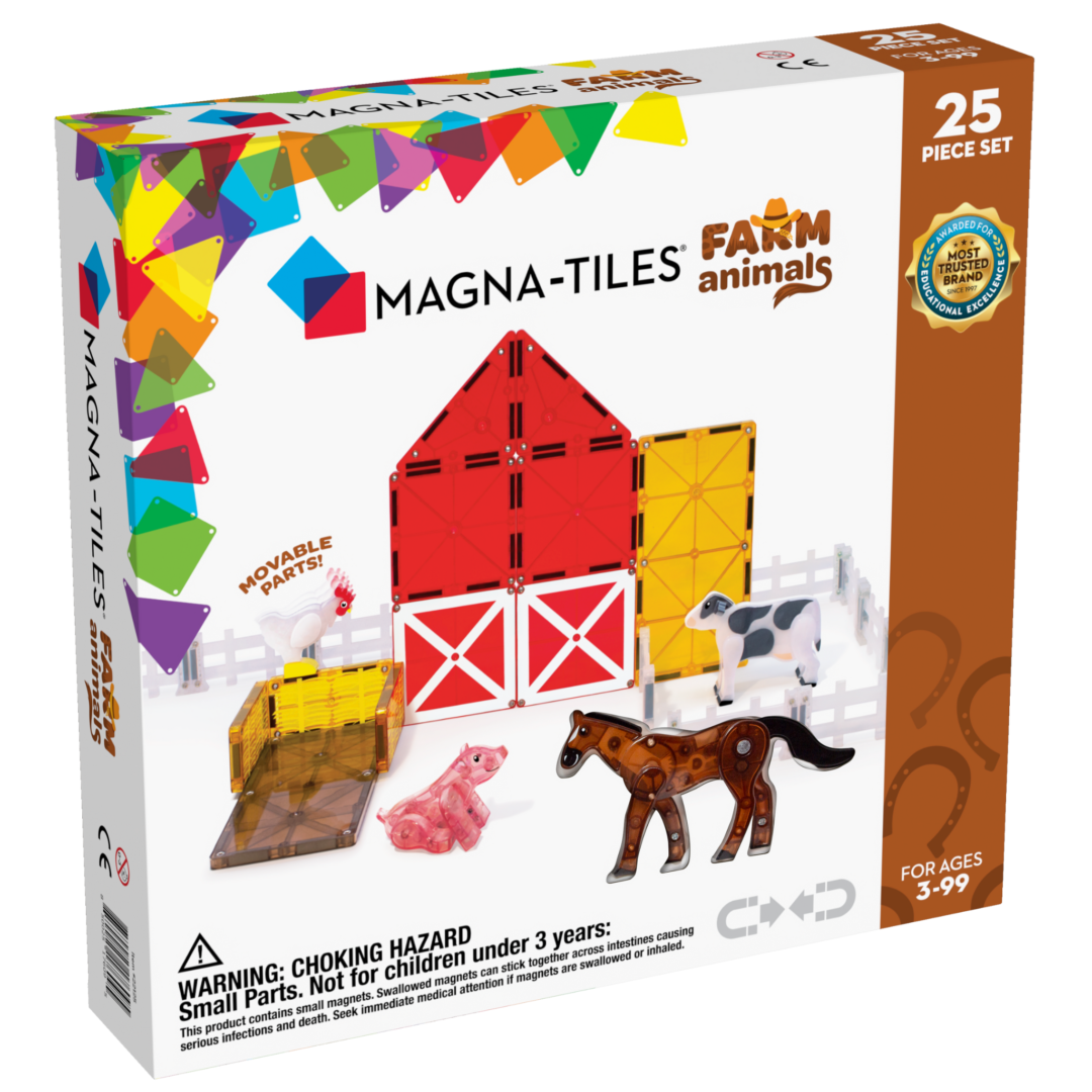 Magna-Tiles Farm Animals 25 piece set