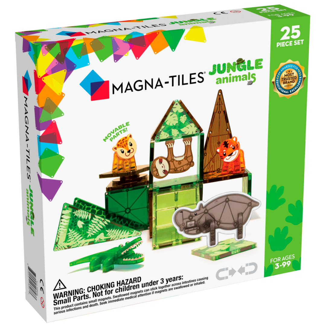 Magna-Tiles Jungle Animals 25 Piece Set