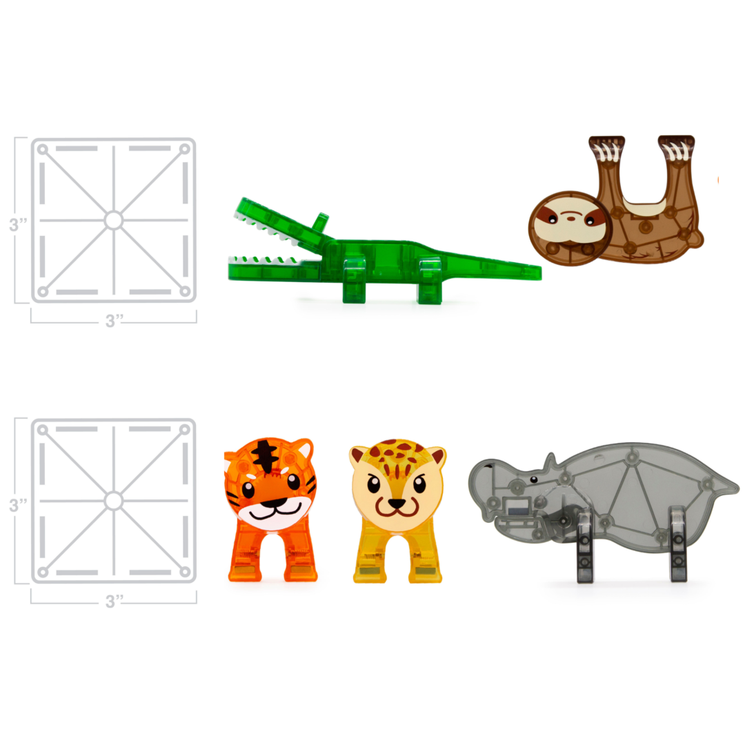 Magna-Tiles Jungle Animals 25 Piece Set