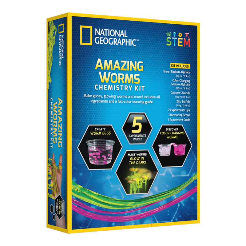 National Geographic Amazing Worms Chemistry Kit