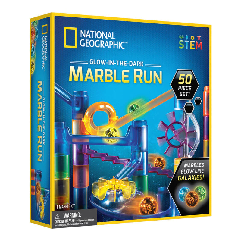 National Geographic 50 pc Glow-in-the-Dark Marble Run