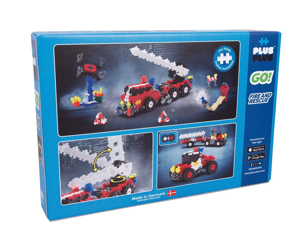 Plus-Plus Go! Fire and Rescue (500 pcs)