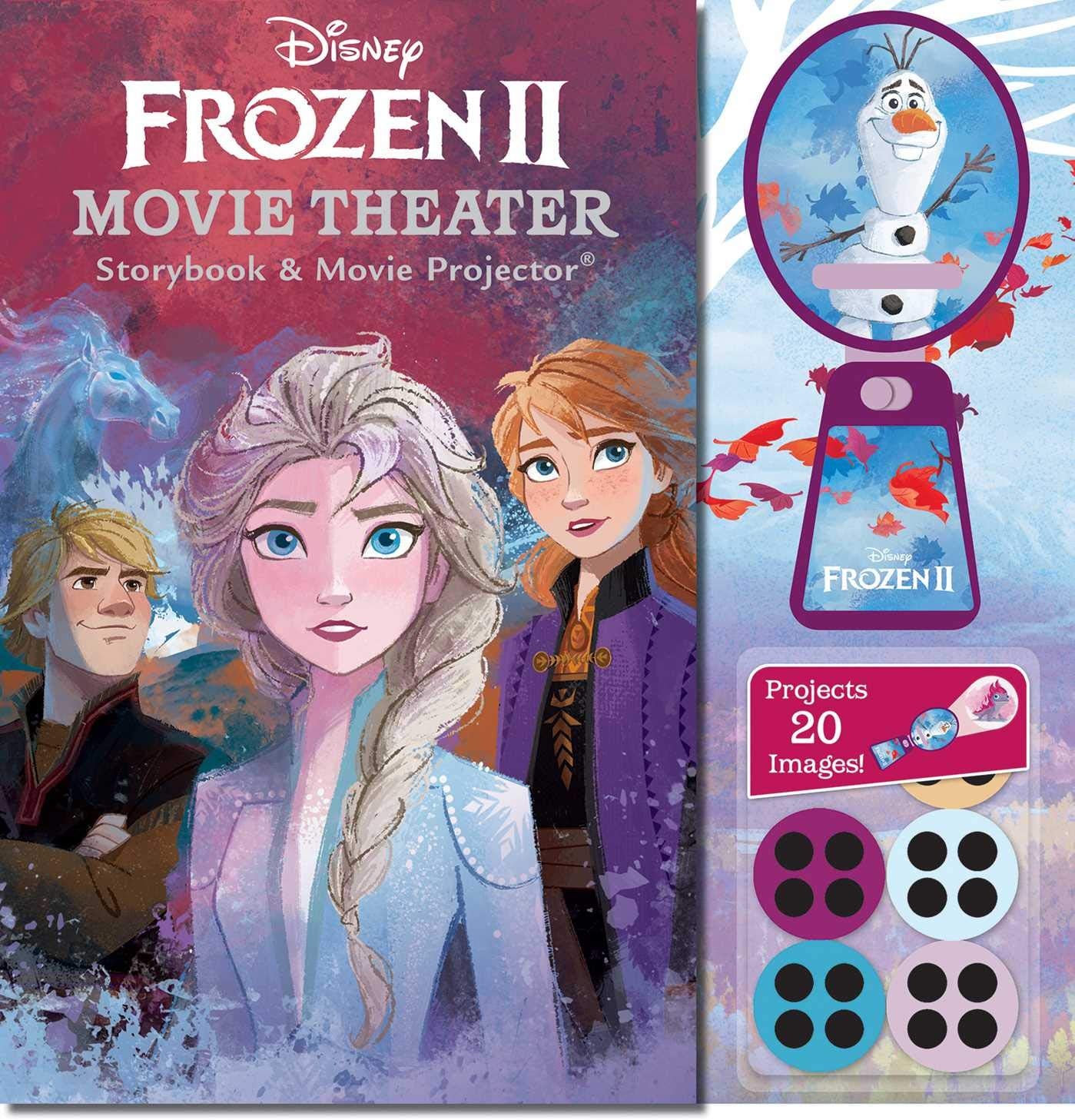 Movie Theater Storybook & Movie Projector: Disney Frozen