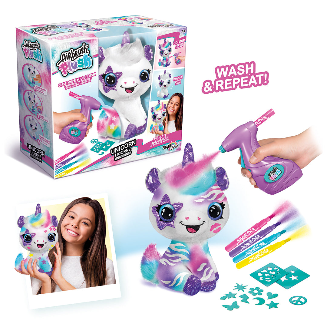 Style 4 Ever Airbrush Plush: Unicorn